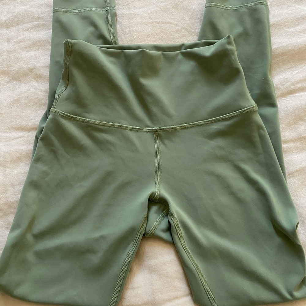 Women's Green High-Waist Leggings
